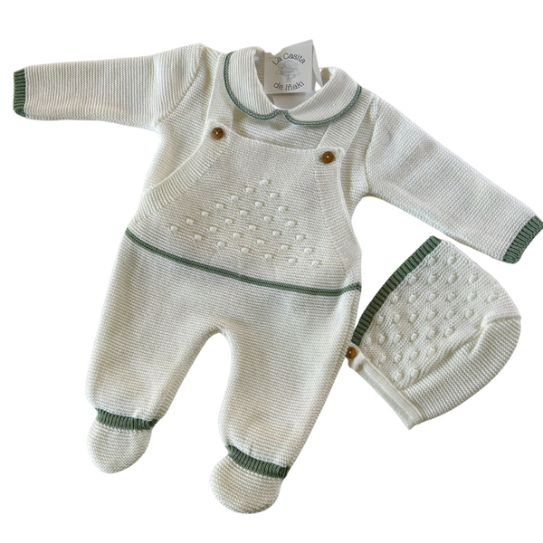 Jardineras Jardinera Verona algodon organico bebe - lateral