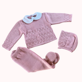 Conjuntos largos Conjunto Cala algodon organico bebe - frontal